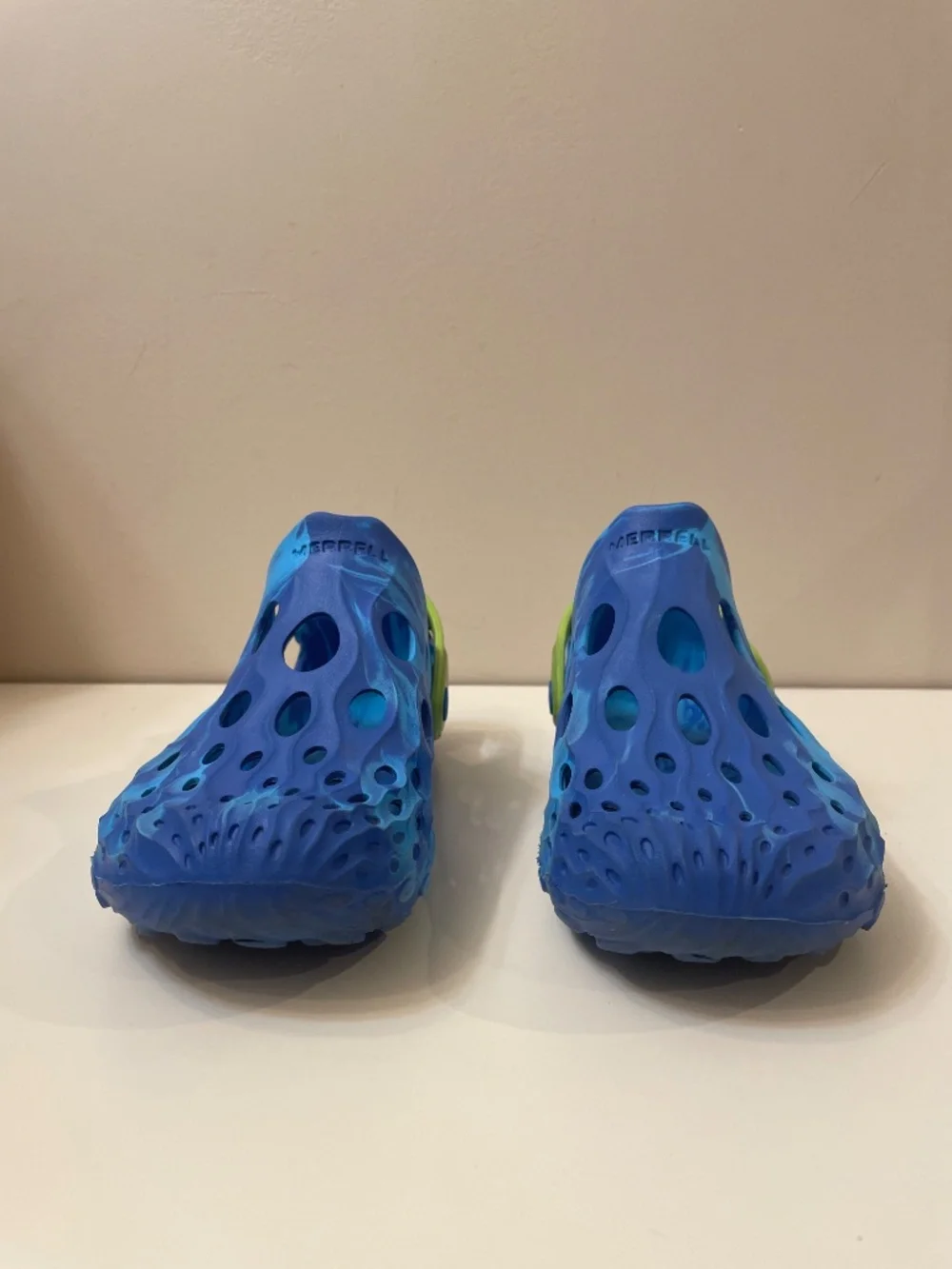 Merell Hydro Moc Water Shoes Big Kids 6 M 6 W 8 Blue Lime Green